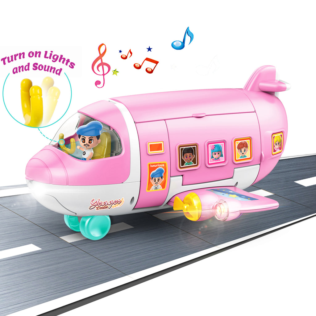 Kids Doll Dream Airplane Trasforming Playset Toy Gift