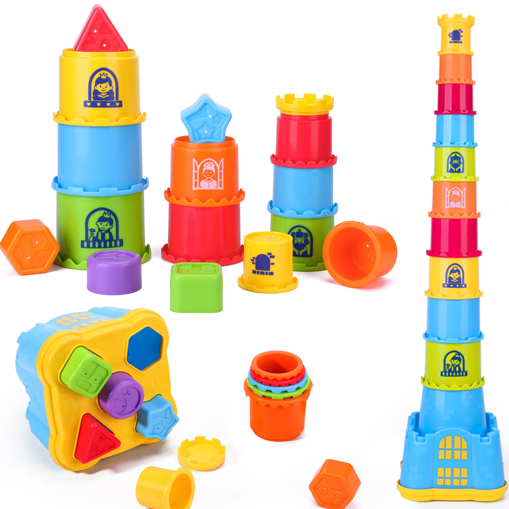 Baby Stacking Nesting and Sorting Cups Counting Toys